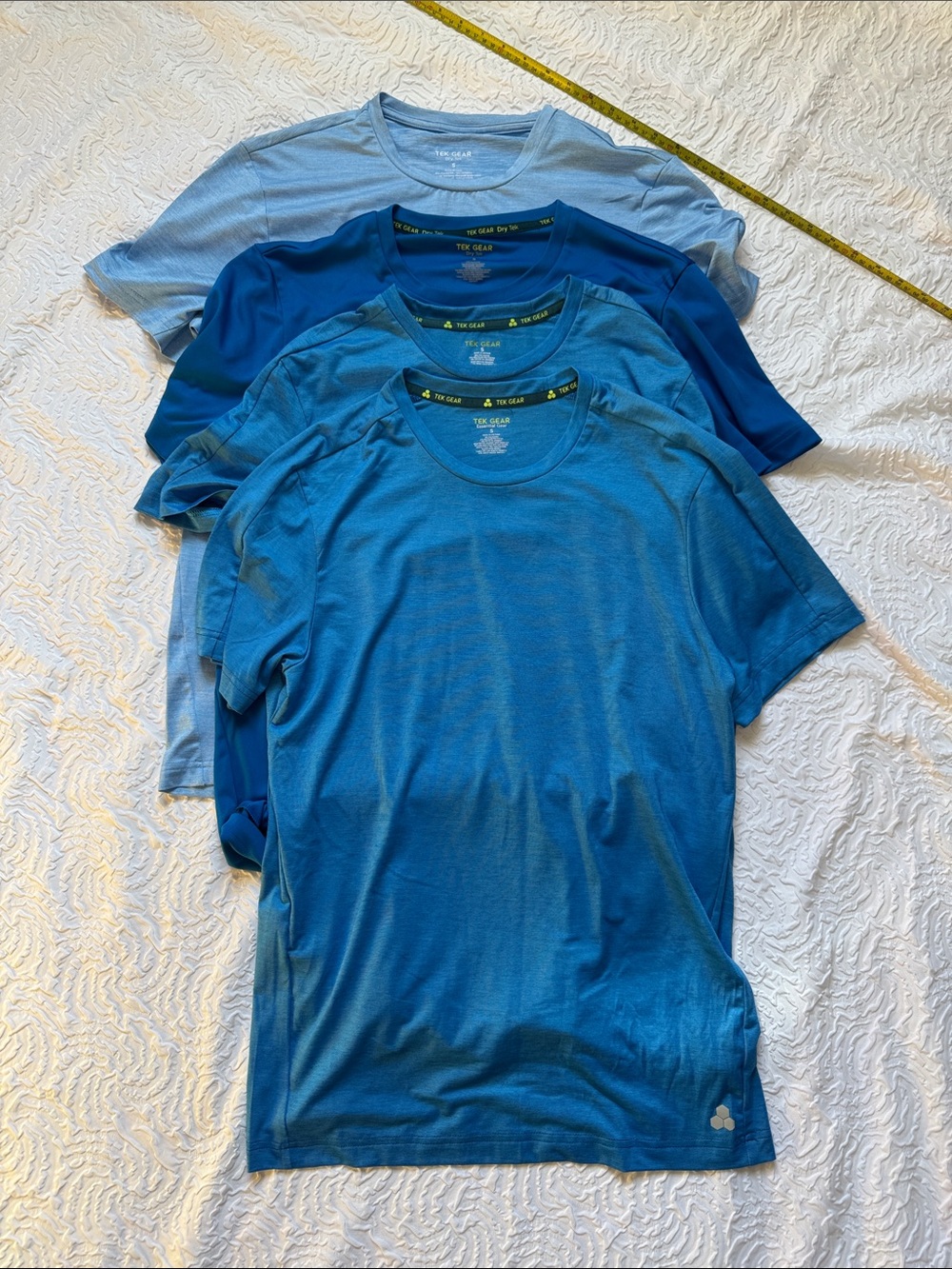 Men's Performance Crew Neck T-Shirt - Blue bundle